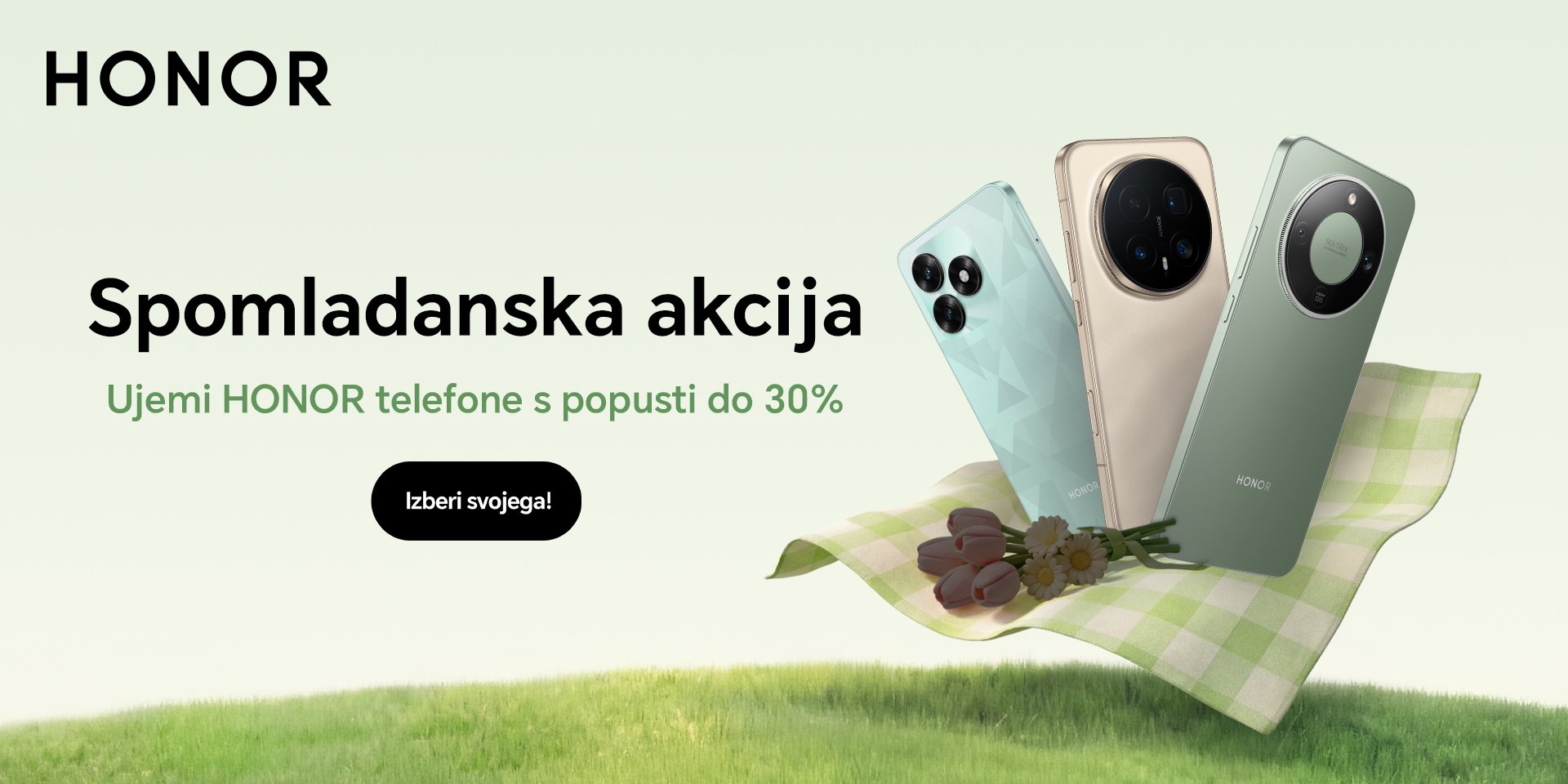 Honor pametni telefoni - spomladanska akcija
